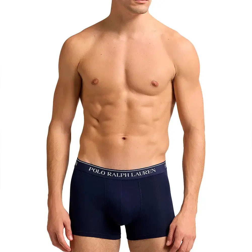 Polo Ralph Lauren 3 pack Boxer Trunks - Navy/Pistachio/Blue