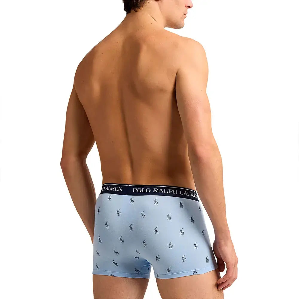 Polo Ralph Lauren 3 pack Boxer Trunks - Navy/Pistachio/Blue