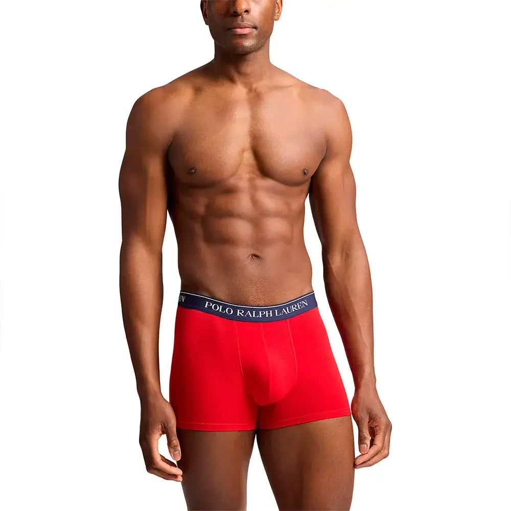 Polo Ralph Lauren 3 pack Boxer Trunks - Navy/Red/Office Blue