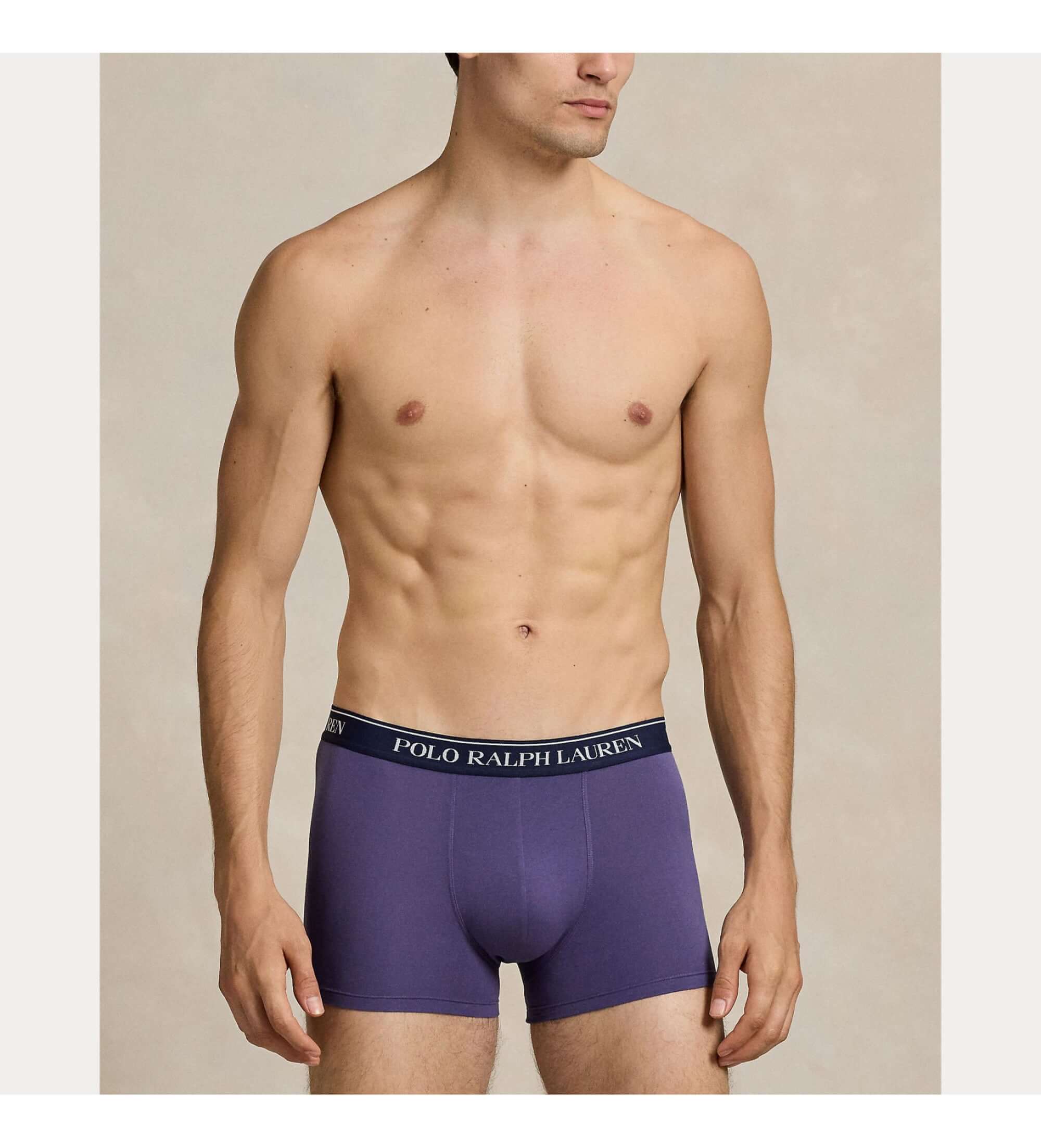 Polo Ralph Lauren Classic Trunks 5-Pack - White/Pink/Oxford Blue/Juniper Berry/Navy