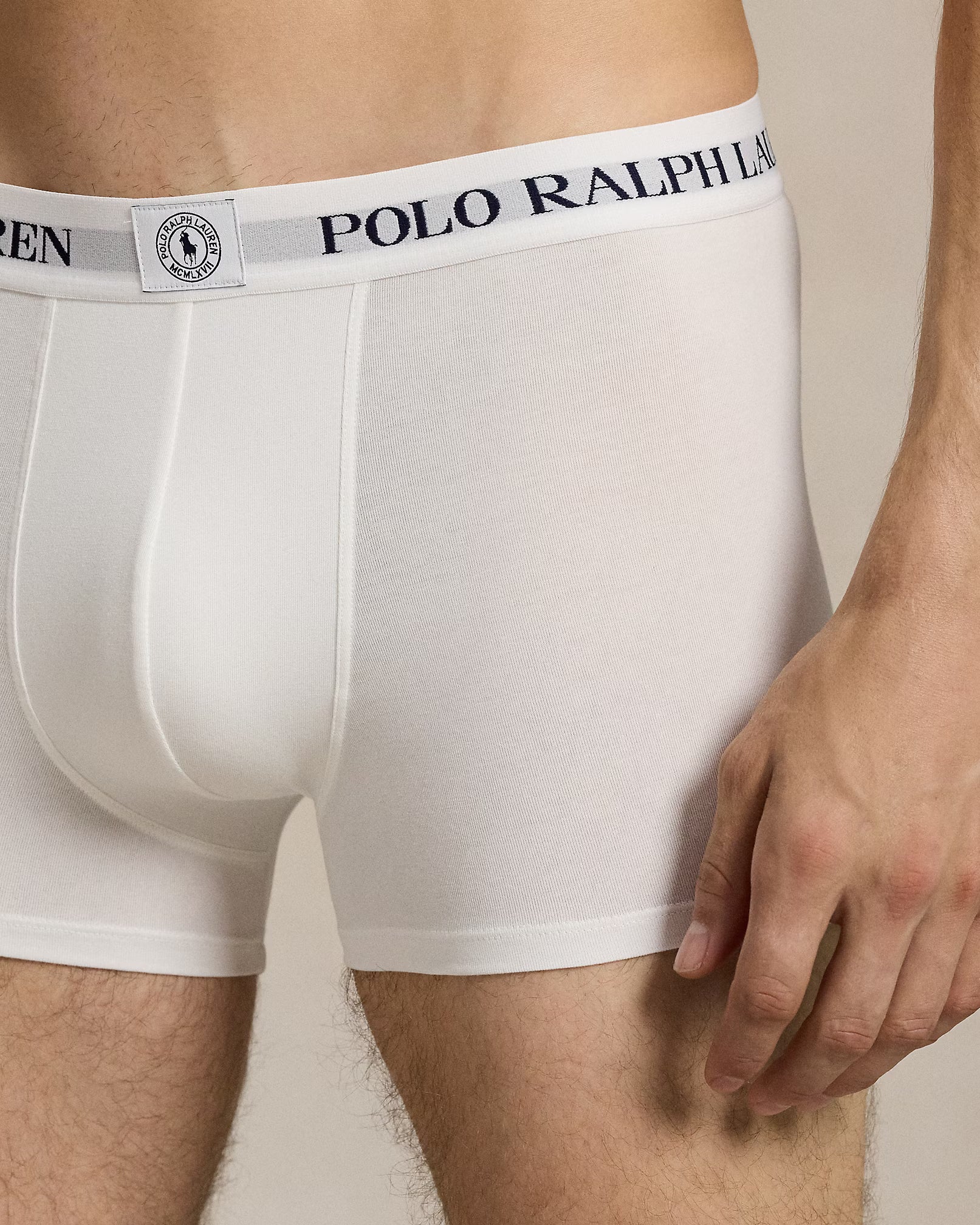 Polo Ralph Lauren Men's Trunk Boxers 3-Pack – Oxford Blue/White/Classic Navy