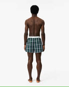 Lacoste 3-Pack Cotton Poplin Boxers Men - Green / Navy Blue / White