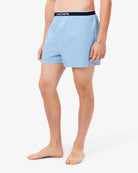 Lacoste Men’s 3-Pack Cotton Poplin Boxers – Blue Underwear