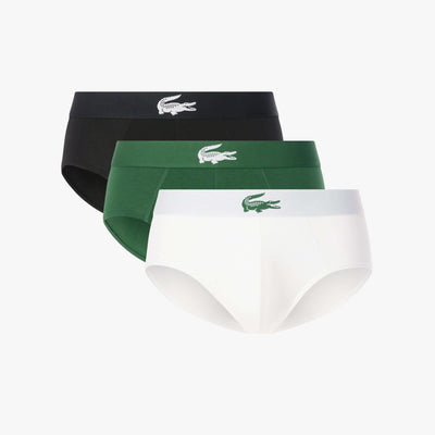Lacoste 3-Pack Stretch Jersey Briefs – Cotton Elastane