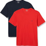Emporio Armani 2 Pack Crew Neck T-Shirt - Marne/Fire