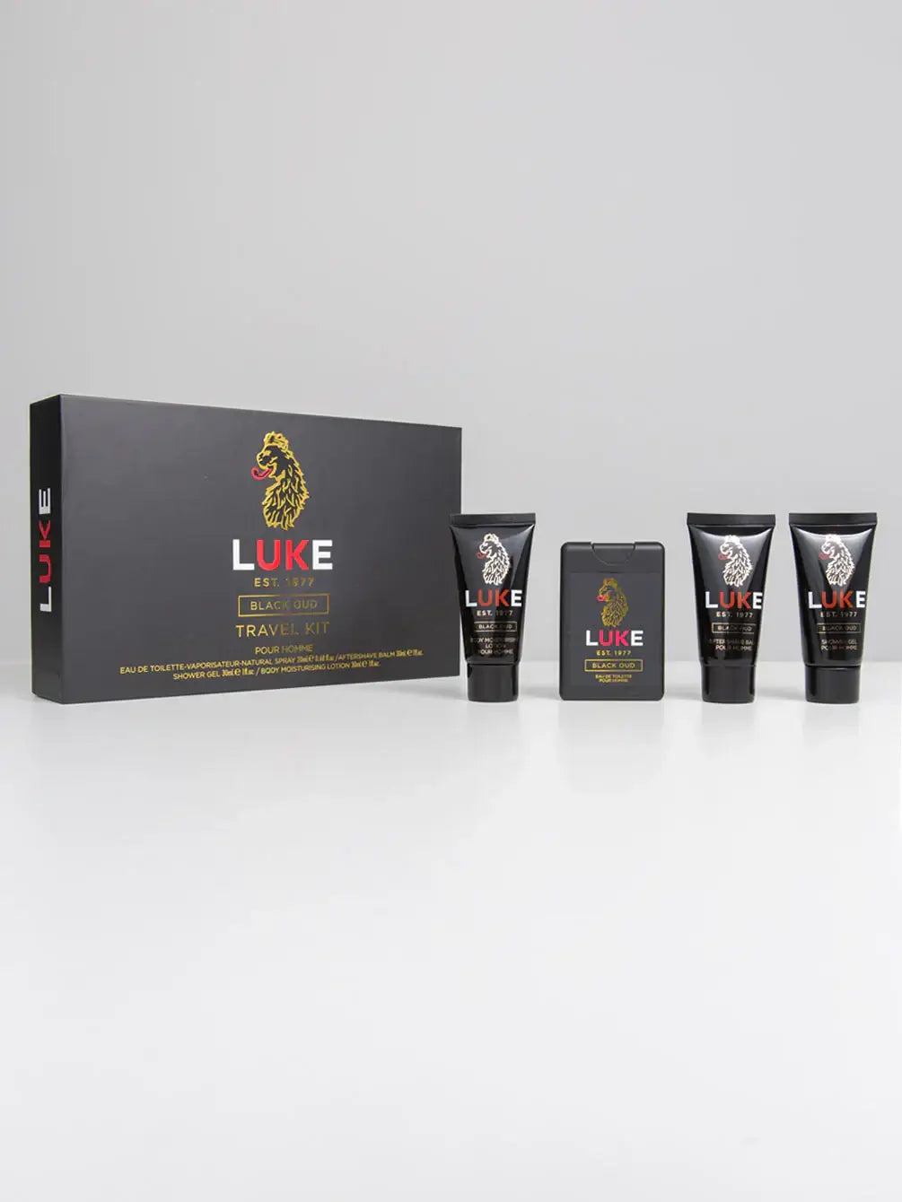 Luke 4 Piece Travel Kit - Black OUD