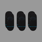 Stance Icon No Show Socks 3 Pack in premium cotton blend. Low-cut trainer socks with light cushioning, mesh airflow and everyday comfort.