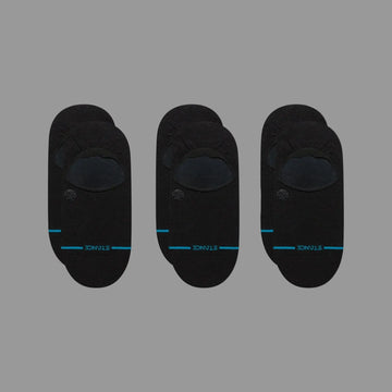 Stance Icon No Show Socks 3 Pack – Men’s Low Cut Cotton Blend Socks