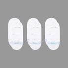Stance Icon No Show Socks 3 Pack in premium cotton blend. Low-cut trainer socks with light cushioning, mesh airflow and everyday comfort.