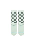 Stance Dance Floor Dusty Aqua crew socks – rear view