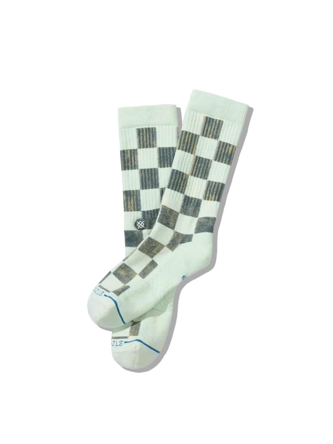 Stance Dance Floor Dusty Aqua socks – pattern detail