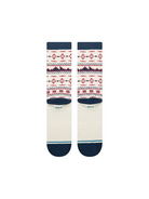 Stance Rising Tide Cream socks – back view of Santa Claus design