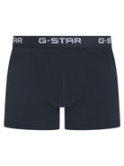 G-Star Men’s 3 Pack Cotton Stretch Trunks – Denim / Blue / Navy