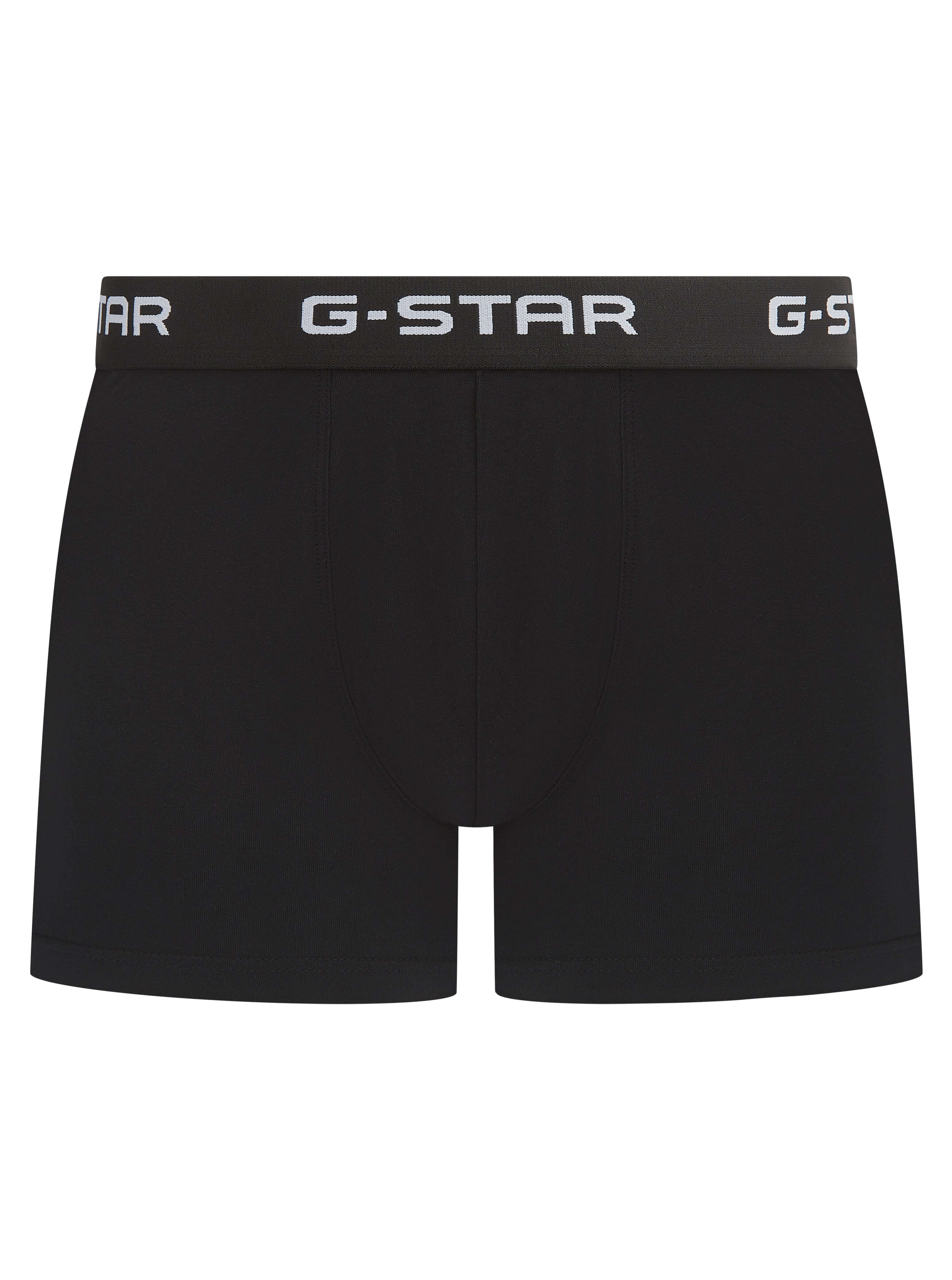 G-Star Men’s 3 Pack Cotton Stretch Trunks – Green / Olive / Black