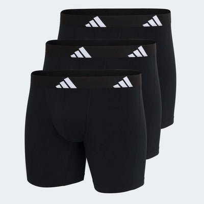 Adidas Men’s 3-Pack Active Flex Cotton Boxer Briefs – Sports Underwear