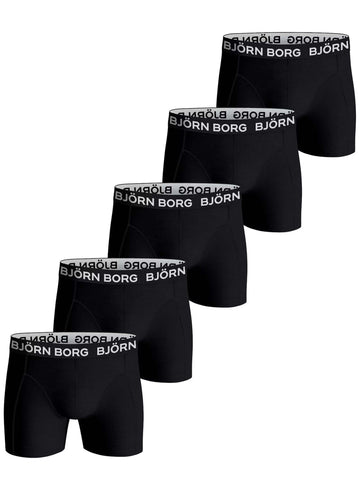 Bjorn Borg Cotton Stretch Boxer 5-pack - Black