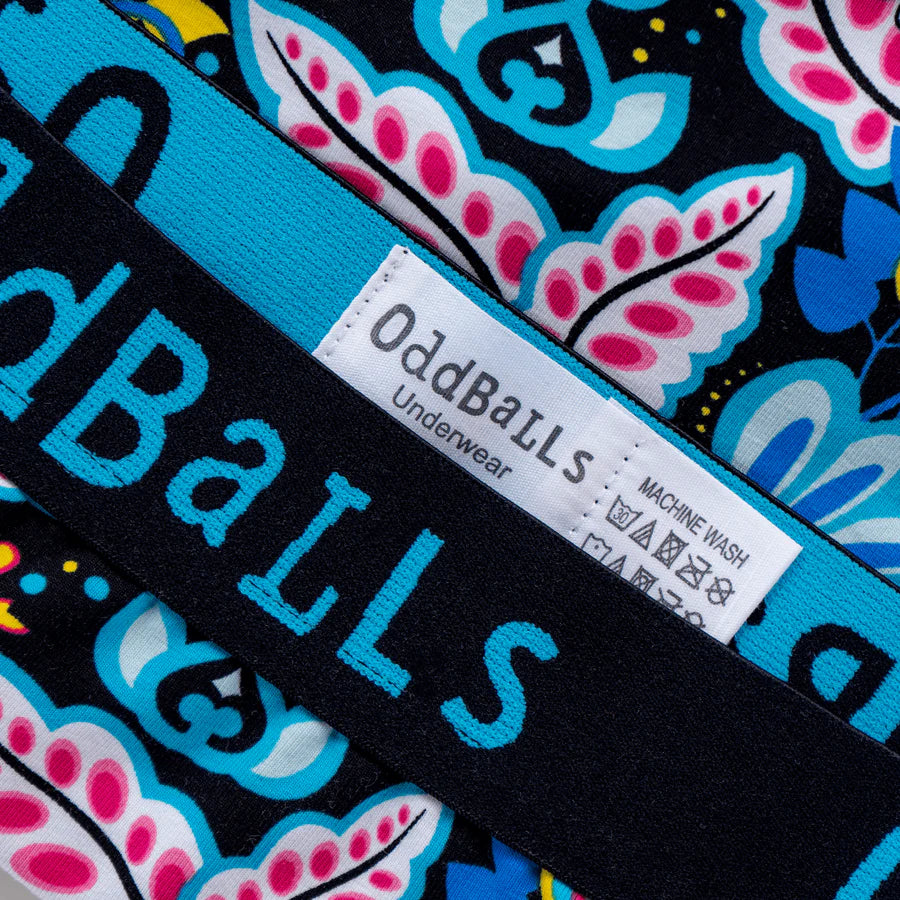 Oddballs Bloomers Mens Boxer Shorts - Cotton Stretch Trunks