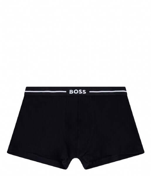Boss 3 Pack of Stretch-Cotton Trunks - Blue/Black/Teal
