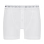BOSS Trunk Button Fly Boxer Short in White