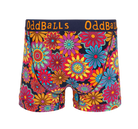 Oddballs Bouquet Mens Boxer Shorts - Cotton Stretch Trunks