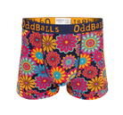 Oddballs Bouquet Mens Boxer Shorts - Cotton Stretch Trunks