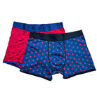 Swole Panda Bamboo Boxers 2 Pack - Red & Hearts