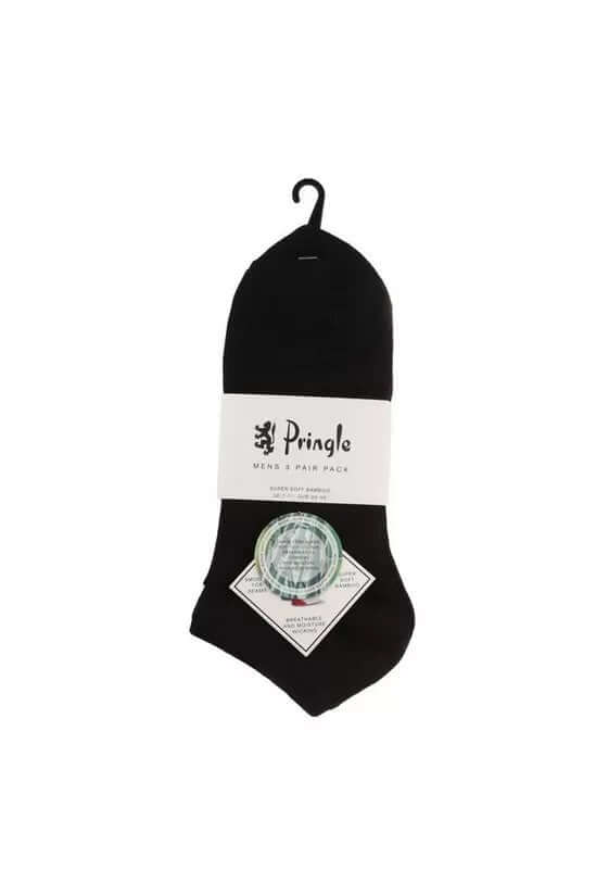 Pringle 3 Pair Bamboo Secret Men's Socks ( 7-11 )