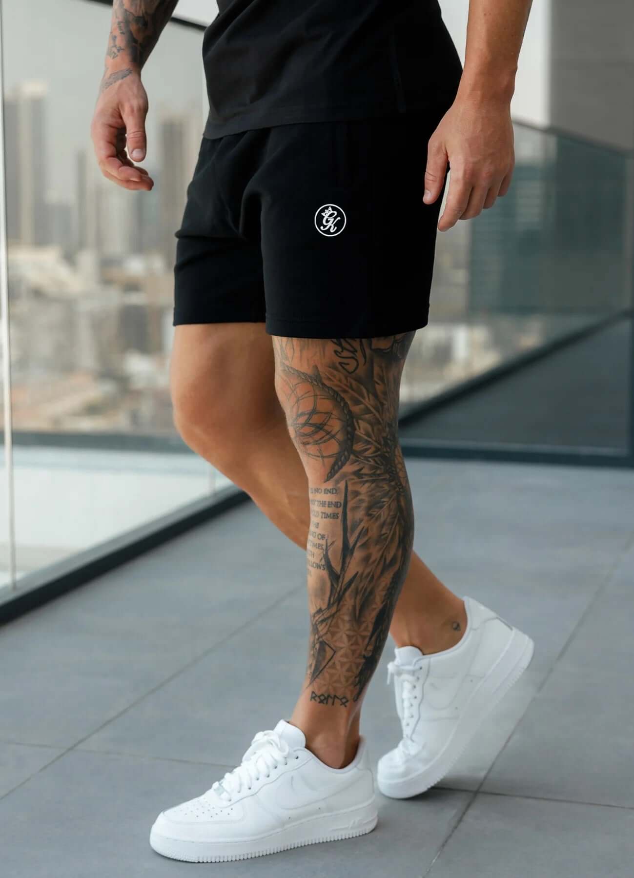 Gym King Pro Jersey Short - Black