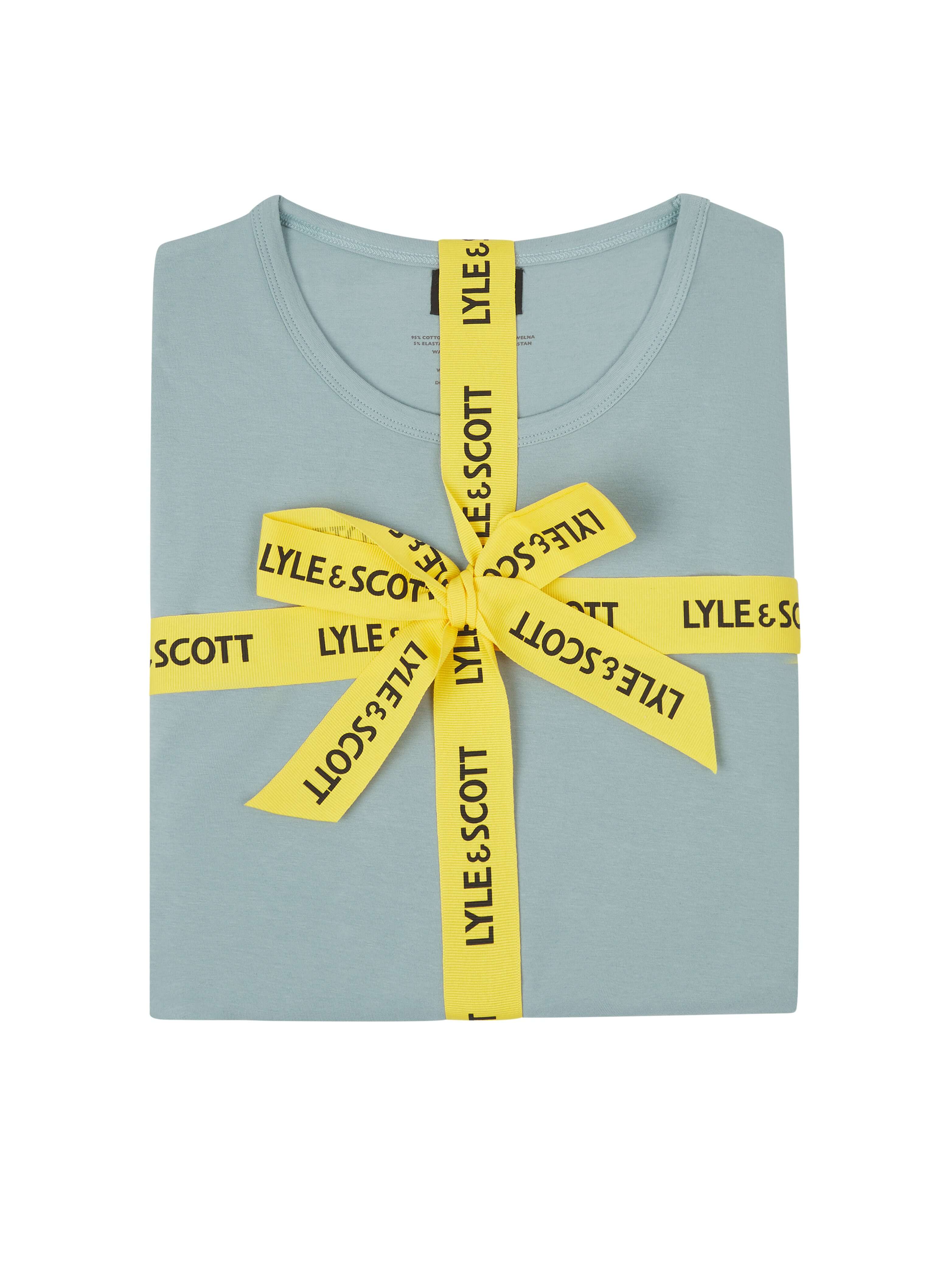 Lyle & Scott Cash T-Shirt and Cuffed Bottoms Lounge Set - Tourmaline / Peacoat