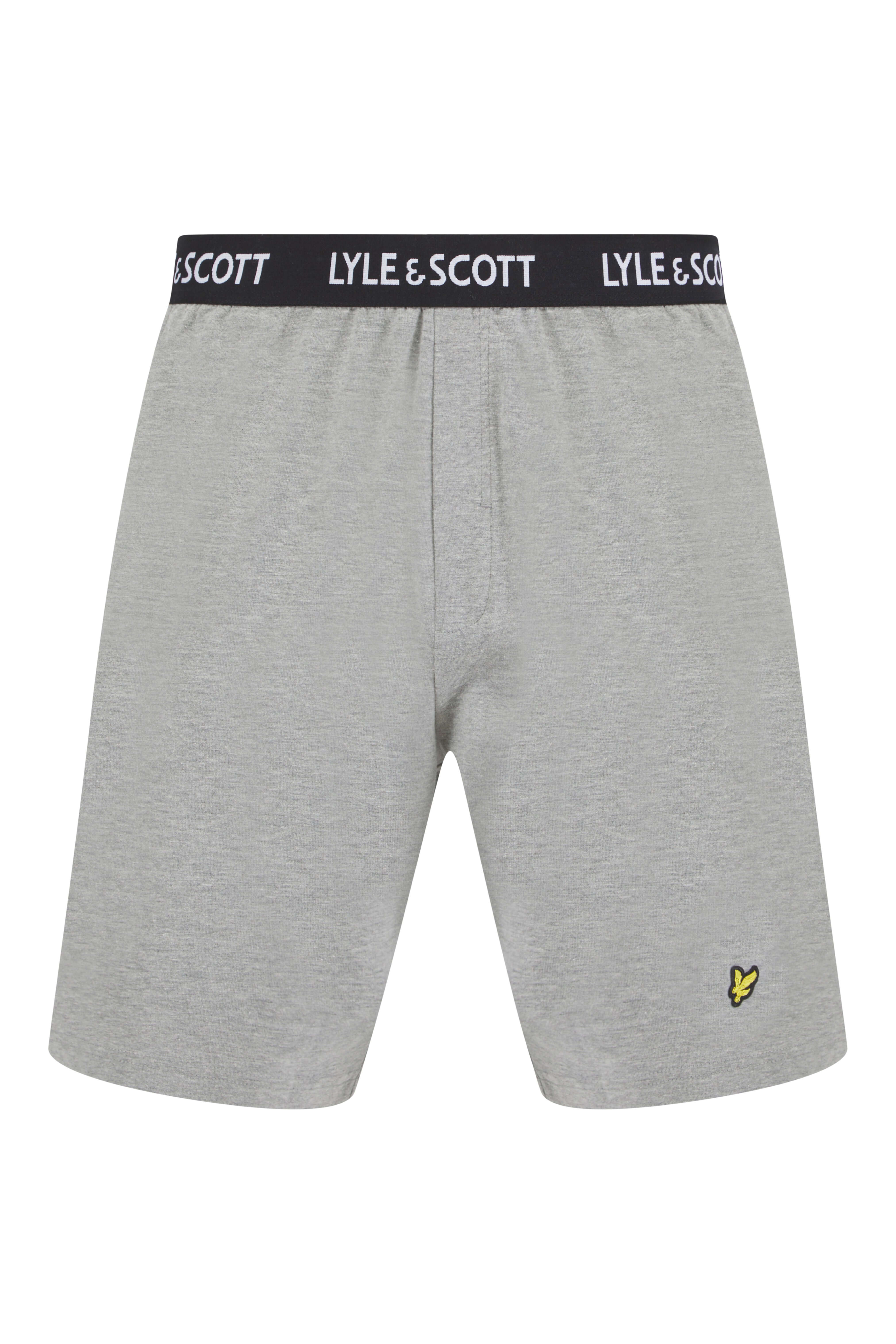 Lyle & Scott Charlie Shorts Lounge Set - Climbing IVY / Grey Marl