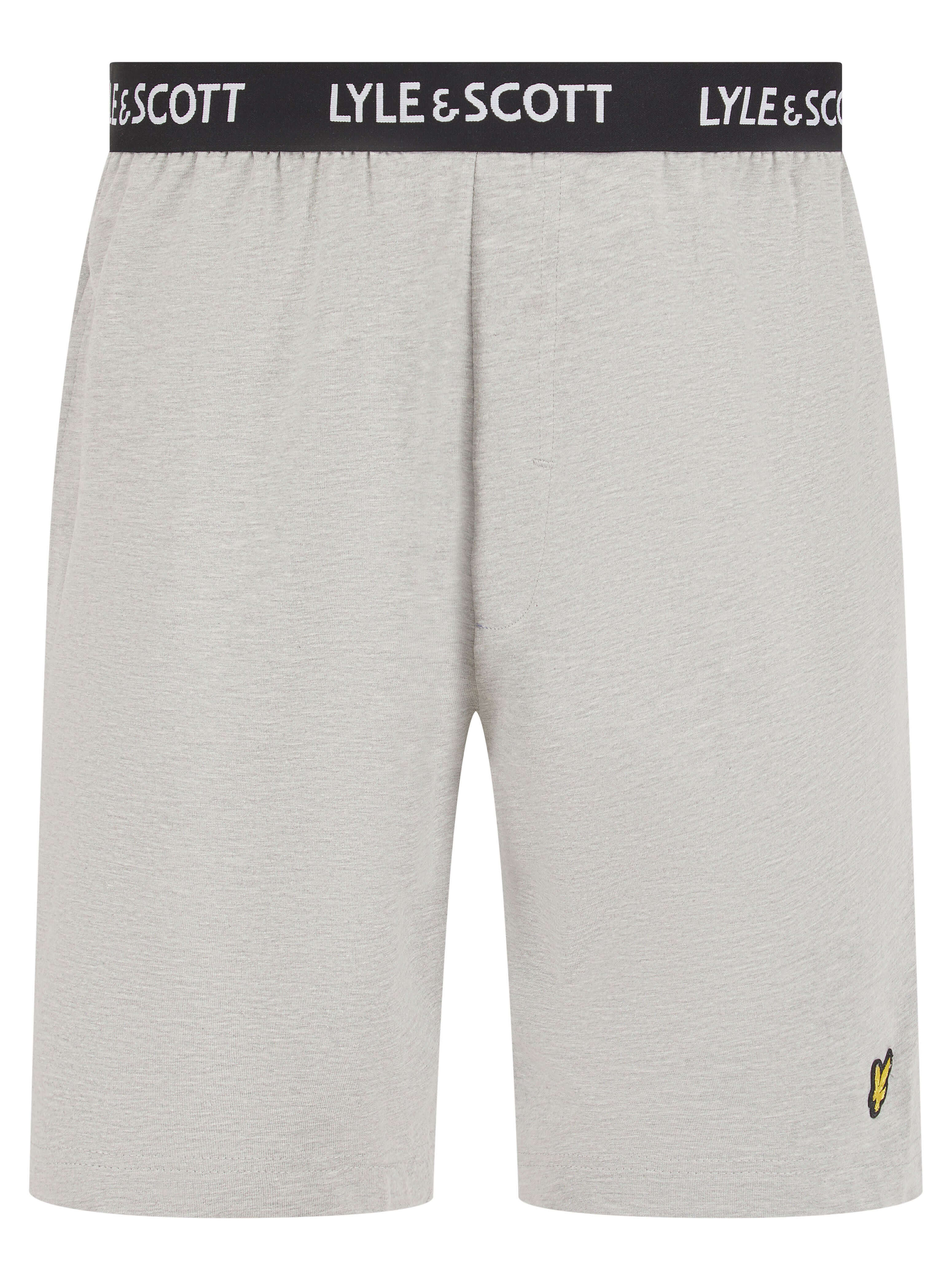 Lyle & Scott Charlie Shorts Lounge Set White / Grey - Image 4