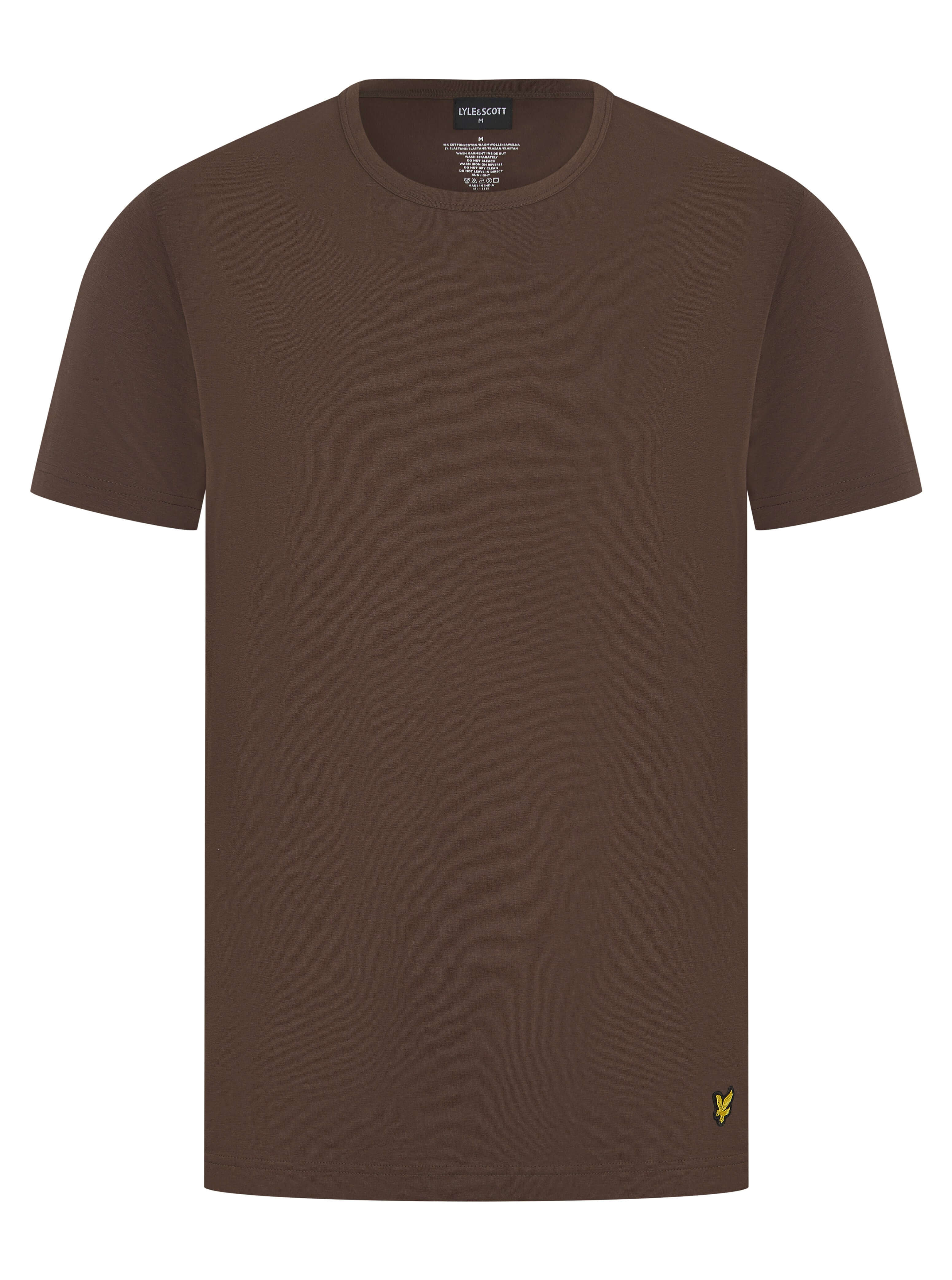 Lyle & Scott Charlie Shorts Lounge Set - Chocolate Brown/Black