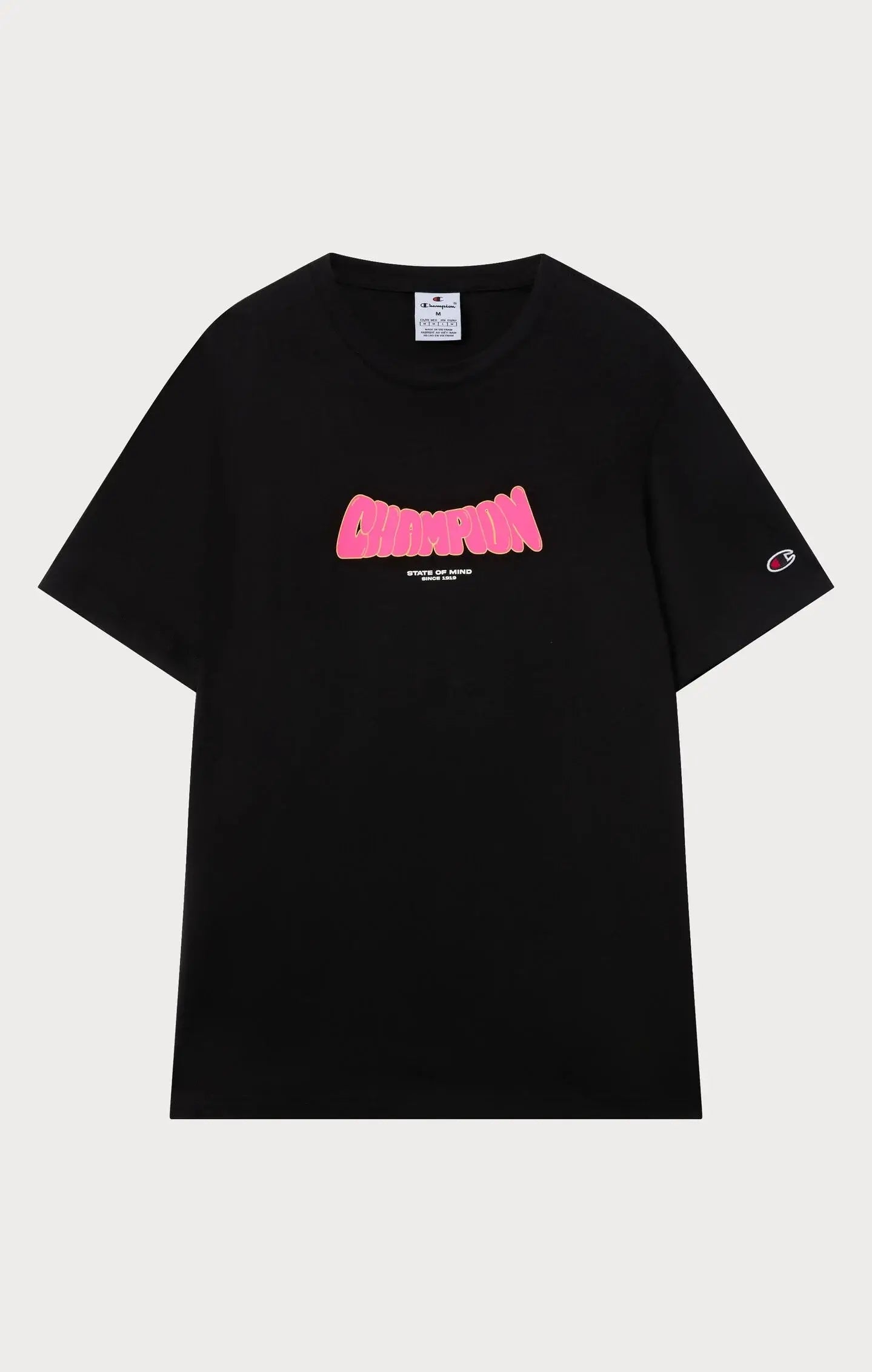 Champion Men's C-Table Graphic T-Shirt- Black