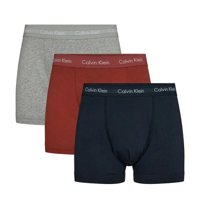 Calvin Klein Cotton Stretch Trunks 3 Pack – Men's Designer Underwear