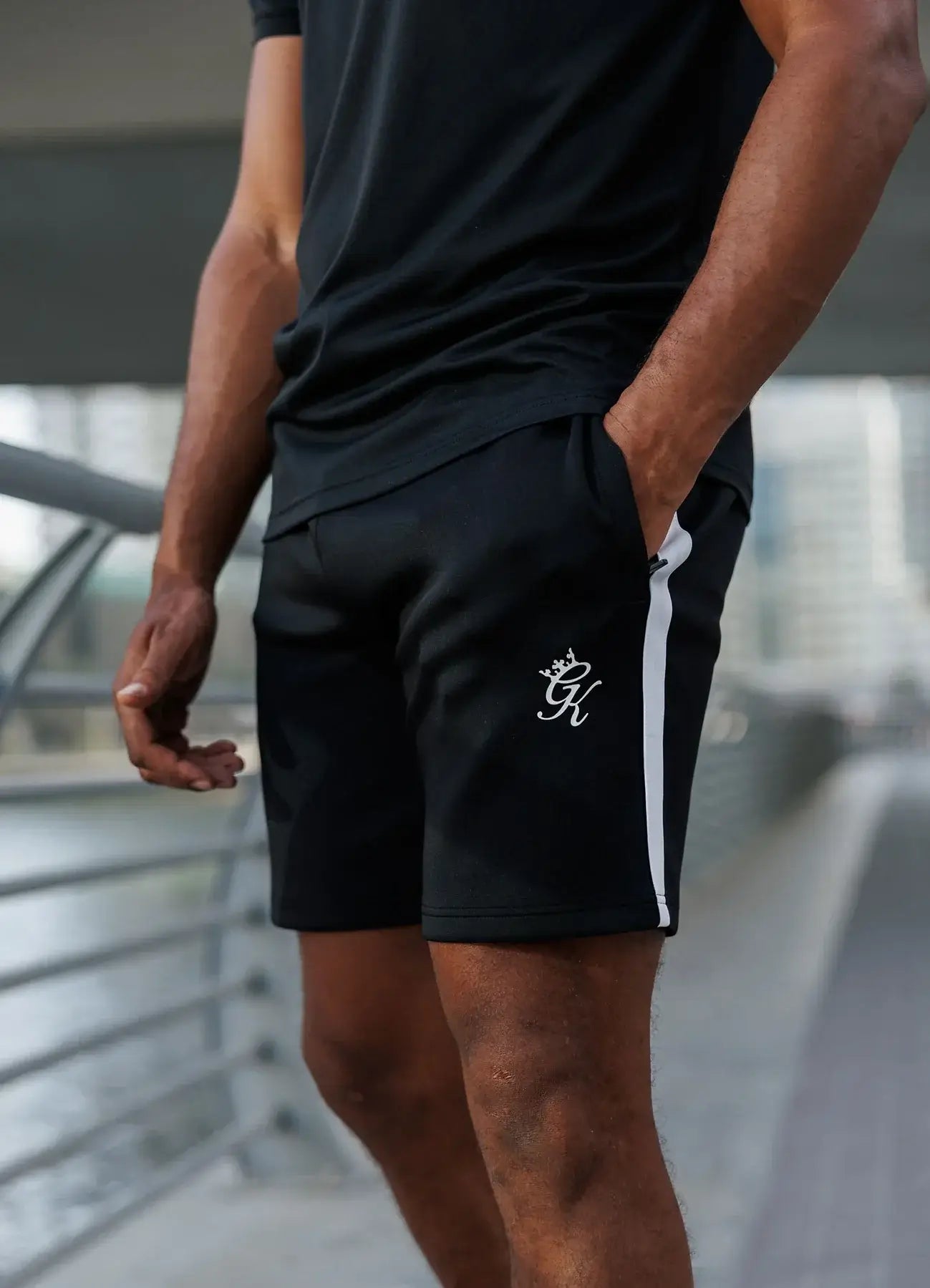 Gym King Core Plus Poly Short - Black