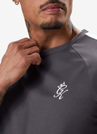 Gym King Core Plus Poly Tee - Graphite T-shirt