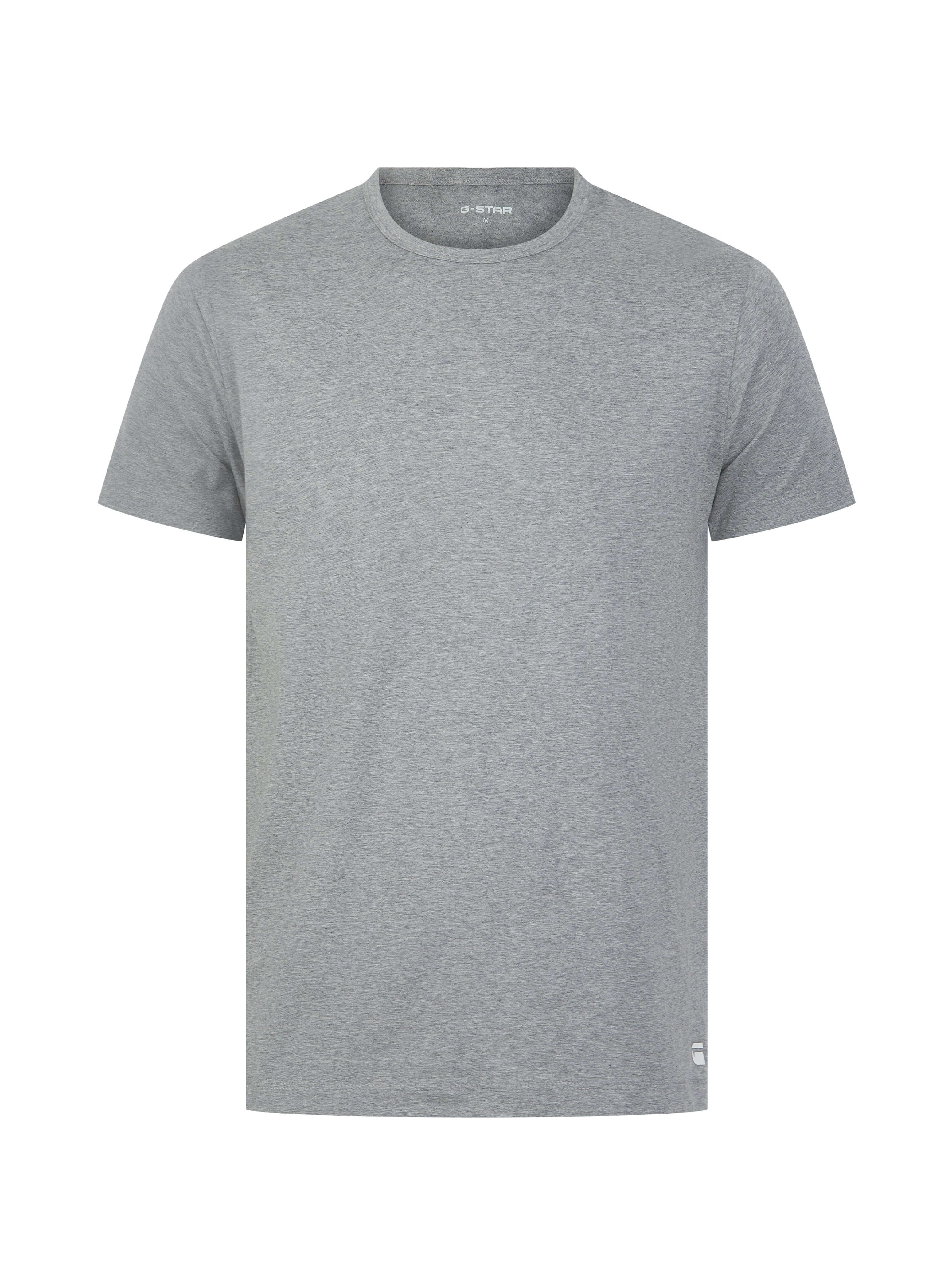 G-Star Men’s 3 Pack Regular Fit T-Shirts – Black, Grey & White | Modal Blend