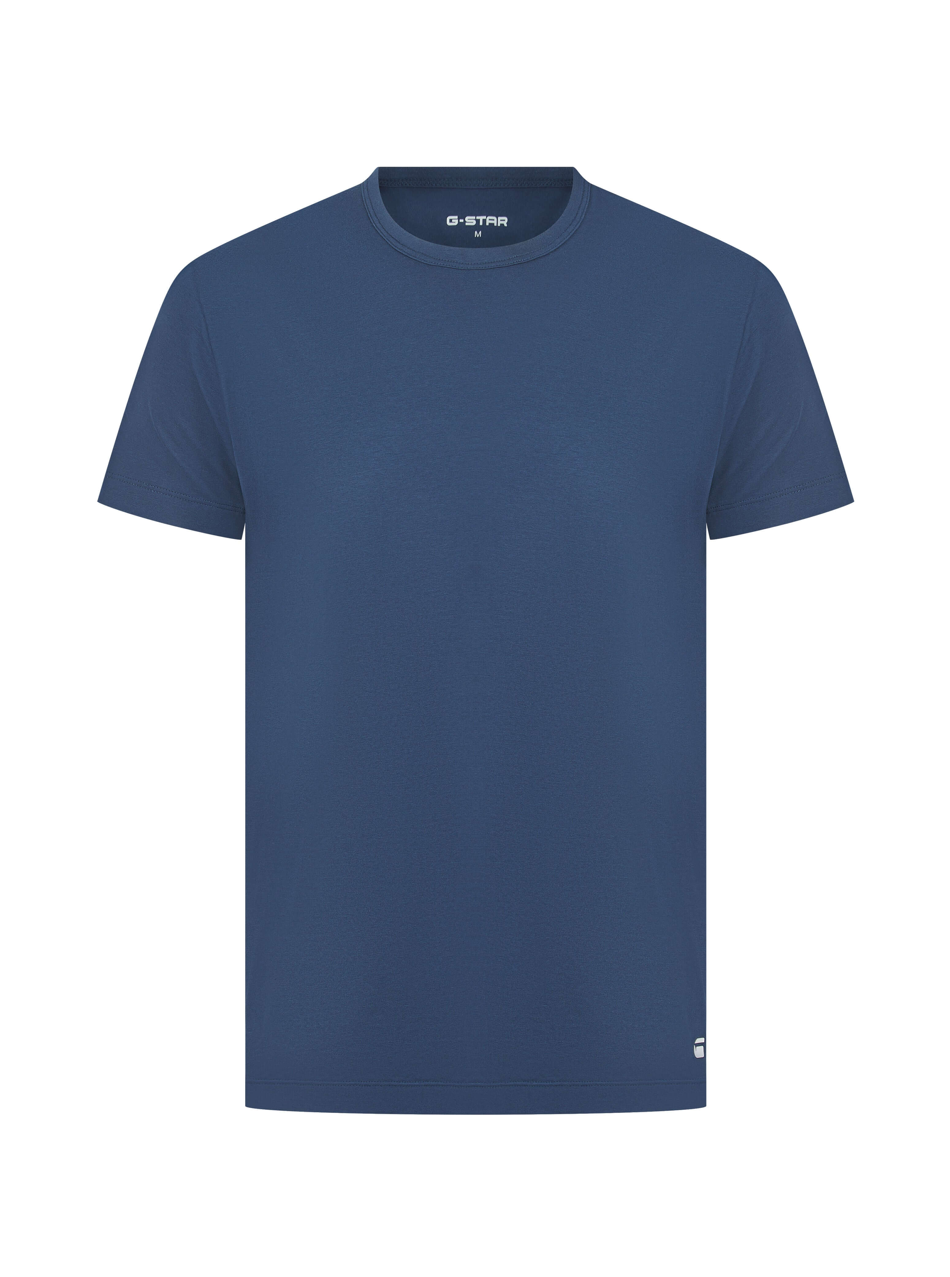 G-Star Men’s 3 Pack Regular Fit T-Shirts – Denim, White, Navy | Bamboo Viscose Blend