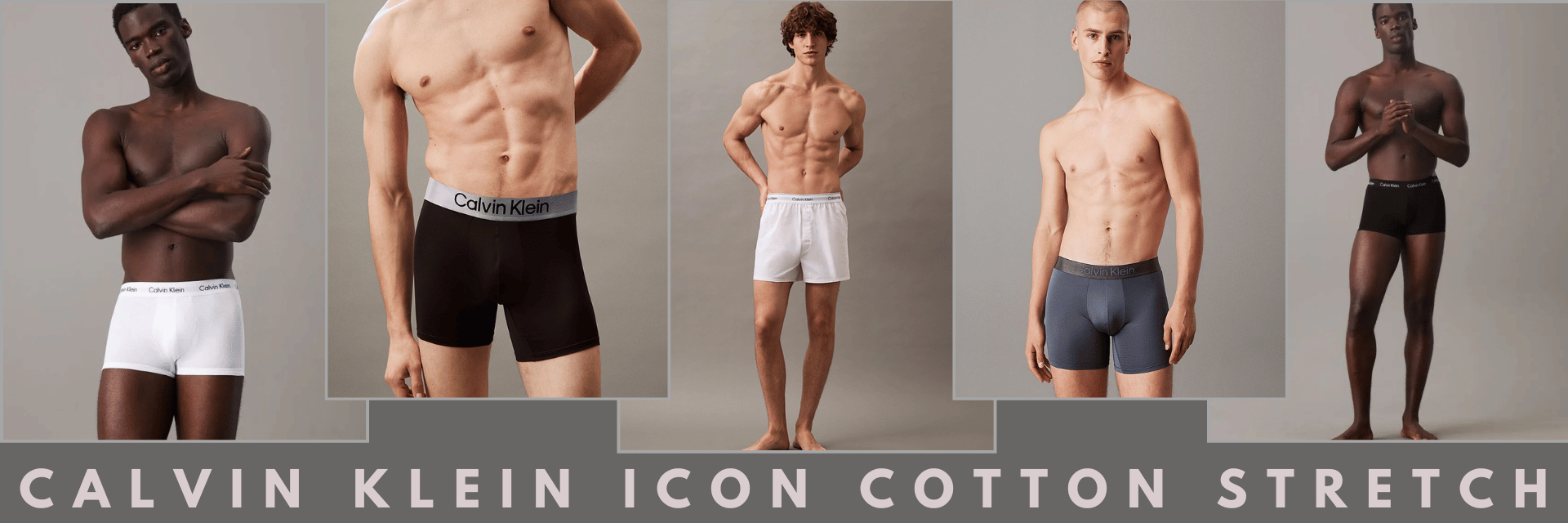 Calvin Klein Boxers - Icon Cotton Stretch featuring the Infinity Bond waistband.