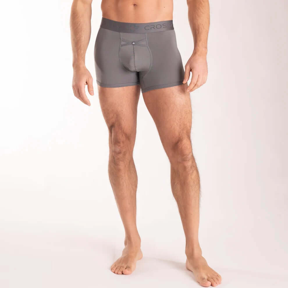 Crossfly Men's IKON Trunks 1-Pack Supersoft Modal - Charcoal