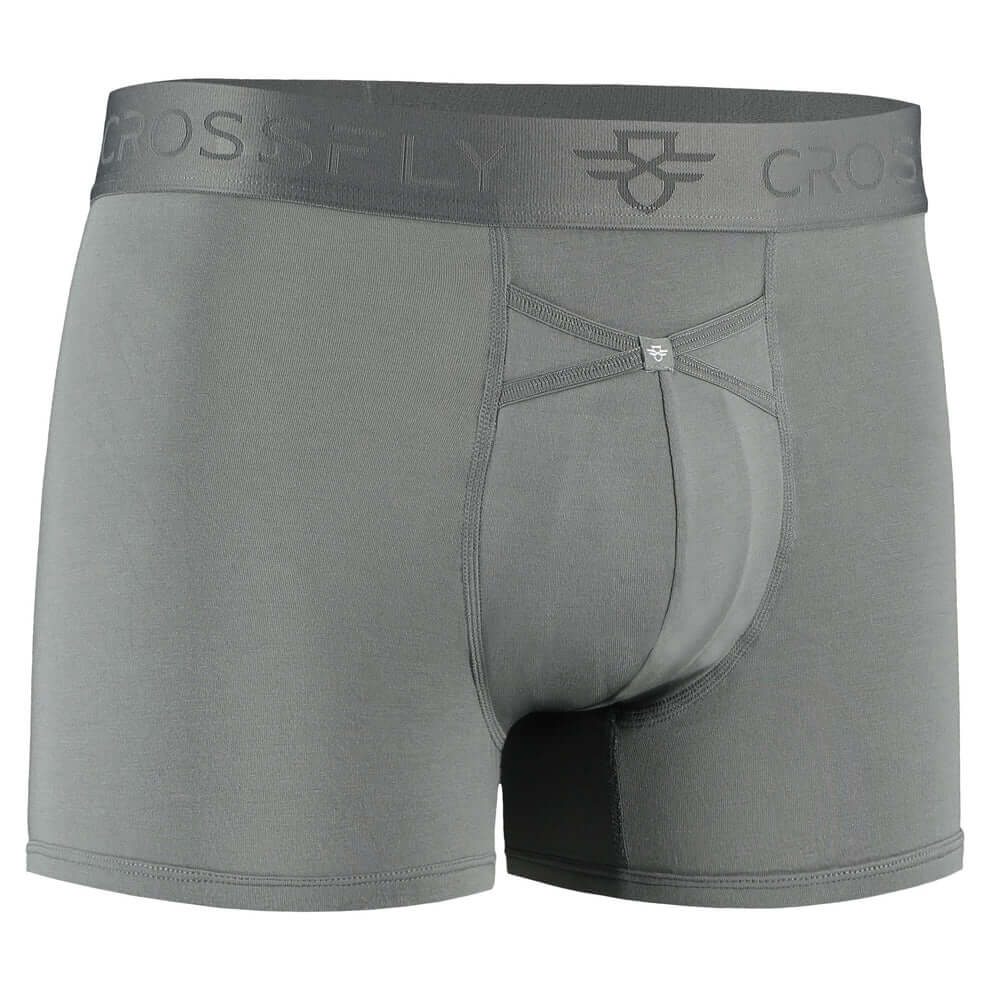 Crossfly Men's IKON Trunks 1-Pack Supersoft Modal - Charcoal
