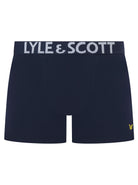 Lyle & Scott Men's 3 Pack Daniel Boxer Briefs – Peacoat, Azure & Nautical Blue