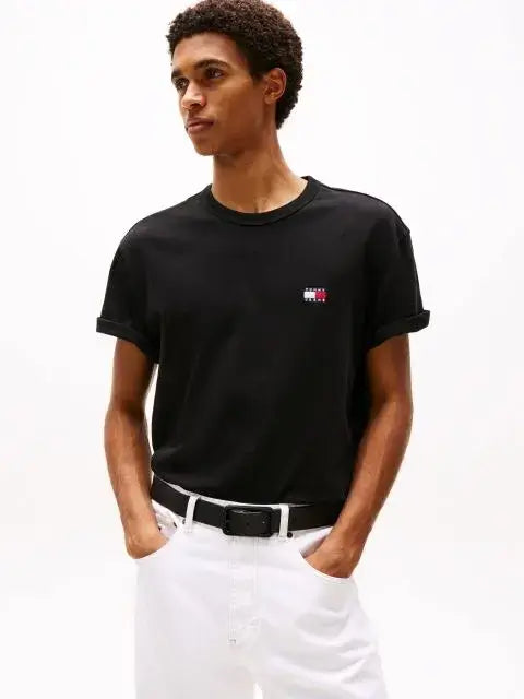 Tommy Jeans Tonal Tommy Badge T-Shirt - Black