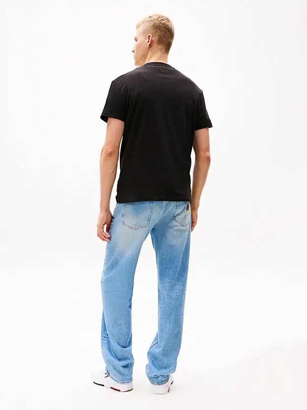 Tommy Hilfiger Graffiti Signature Logo T-Shirt - Black