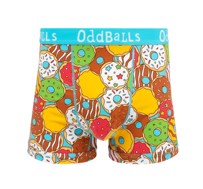 OddBalls Donuts Men's Cotton Boxer Shorts