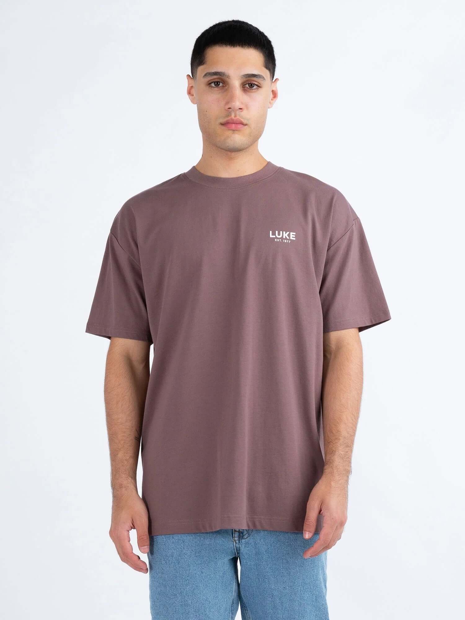 Luke 1977 Exquisite Relaxed Fit T-Shirt - Dark Mauva