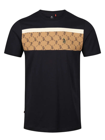 Luke 1977 Lions Den T-Shirt - Dark Navy / Caramel