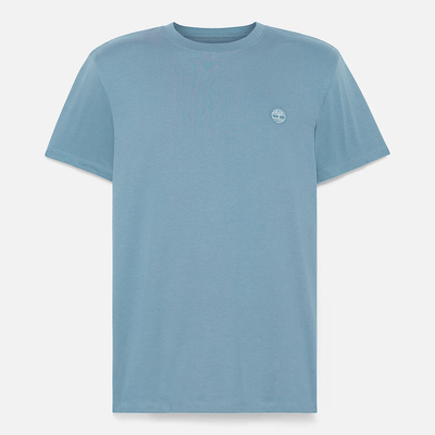 Timberland Dunstan River T-Shirt for Men - 100% Cotton, Light Blue