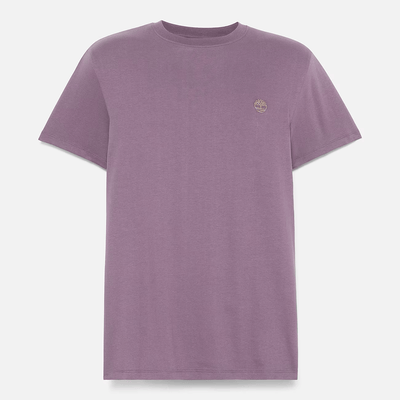 Timberland Dunstan River T-Shirt for Men - 100% Cotton, Purple