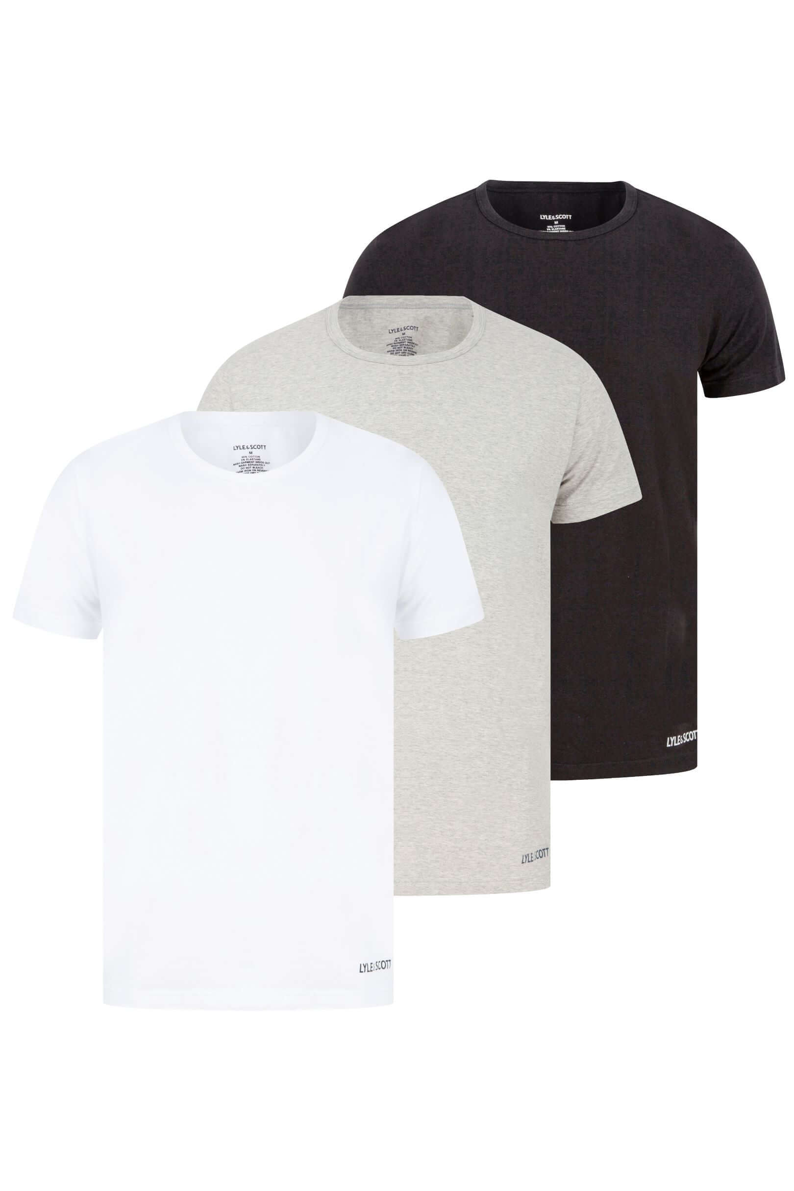 Pack Lyle And Scott Round Neck T Shirts Lyle And Scott Vintage